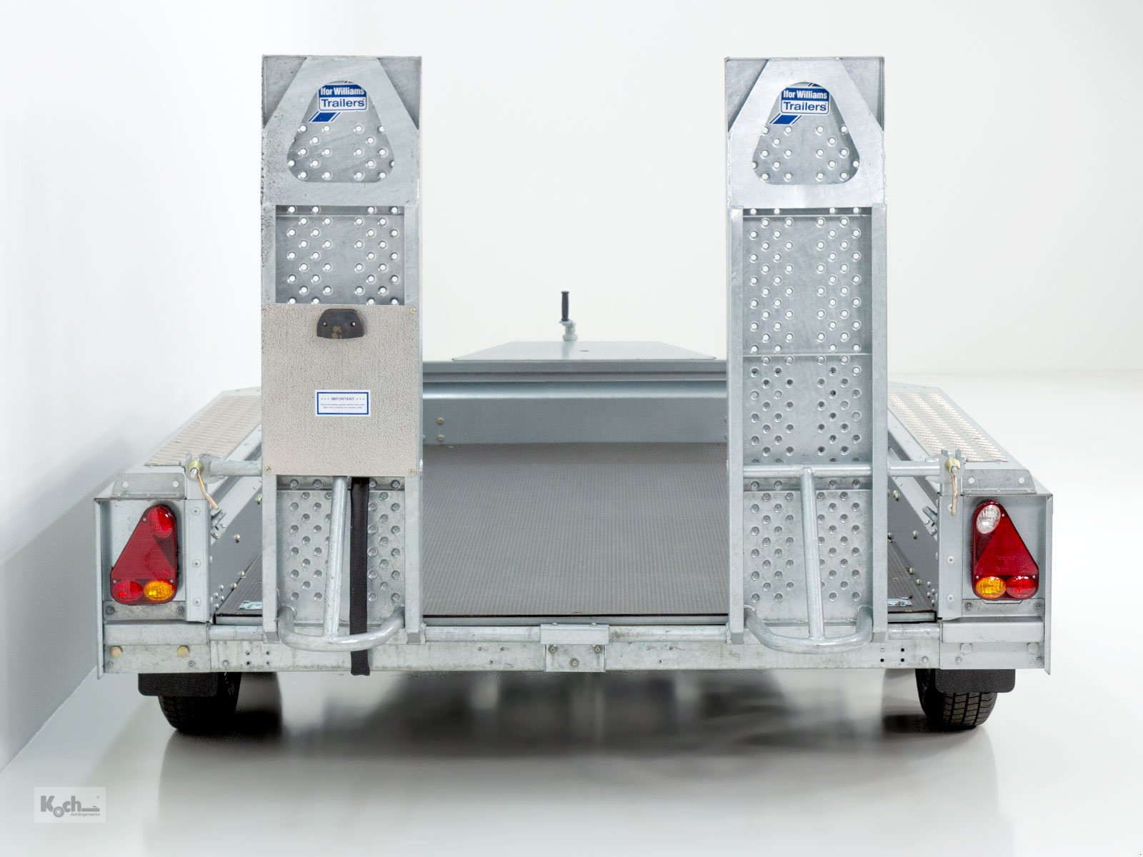 Anhänger des Typs Ifor Williams Baumaschinenanhänger GX105 157x303 2,7t|Einzelrampen (Pkw11200369So), Neumaschine in Winsen (Luhe) (Bild 4)